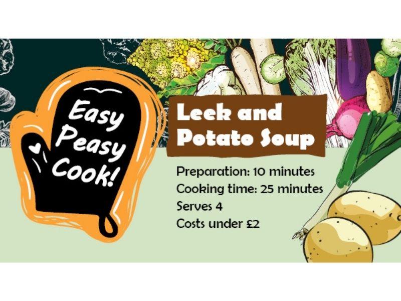 Easy Peasy Cook leek and potato soup