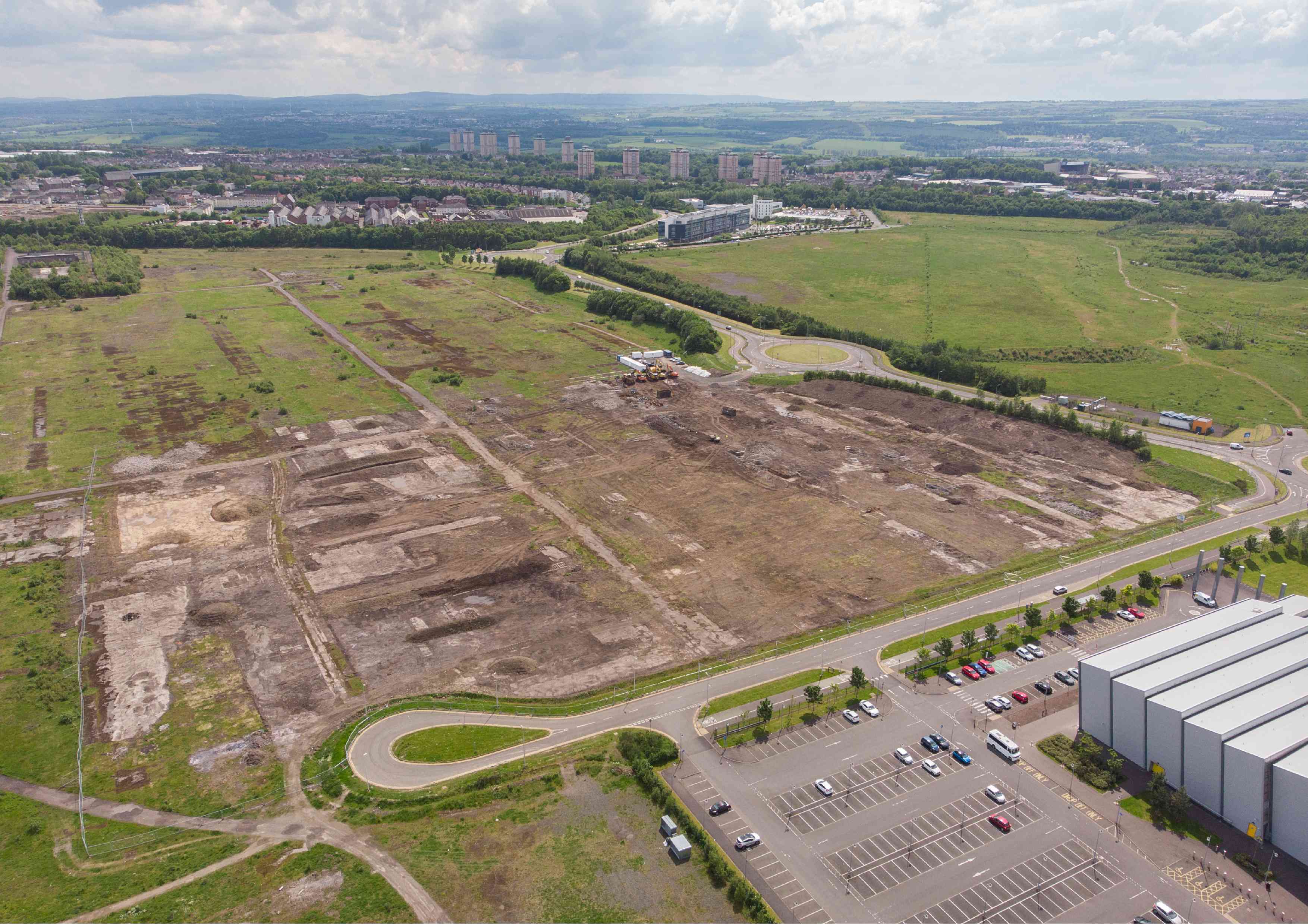 Ravesncraig Park - cleared site