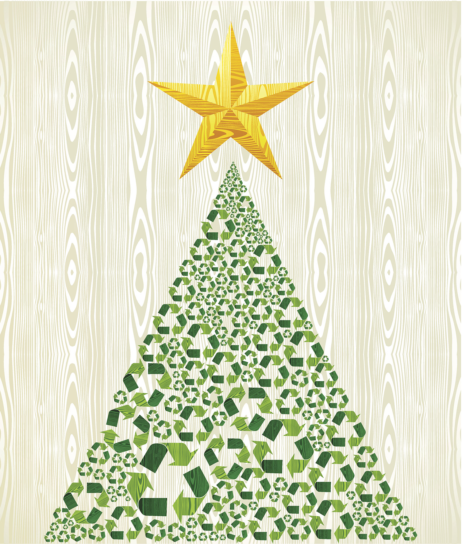 Recycling Christmas tree