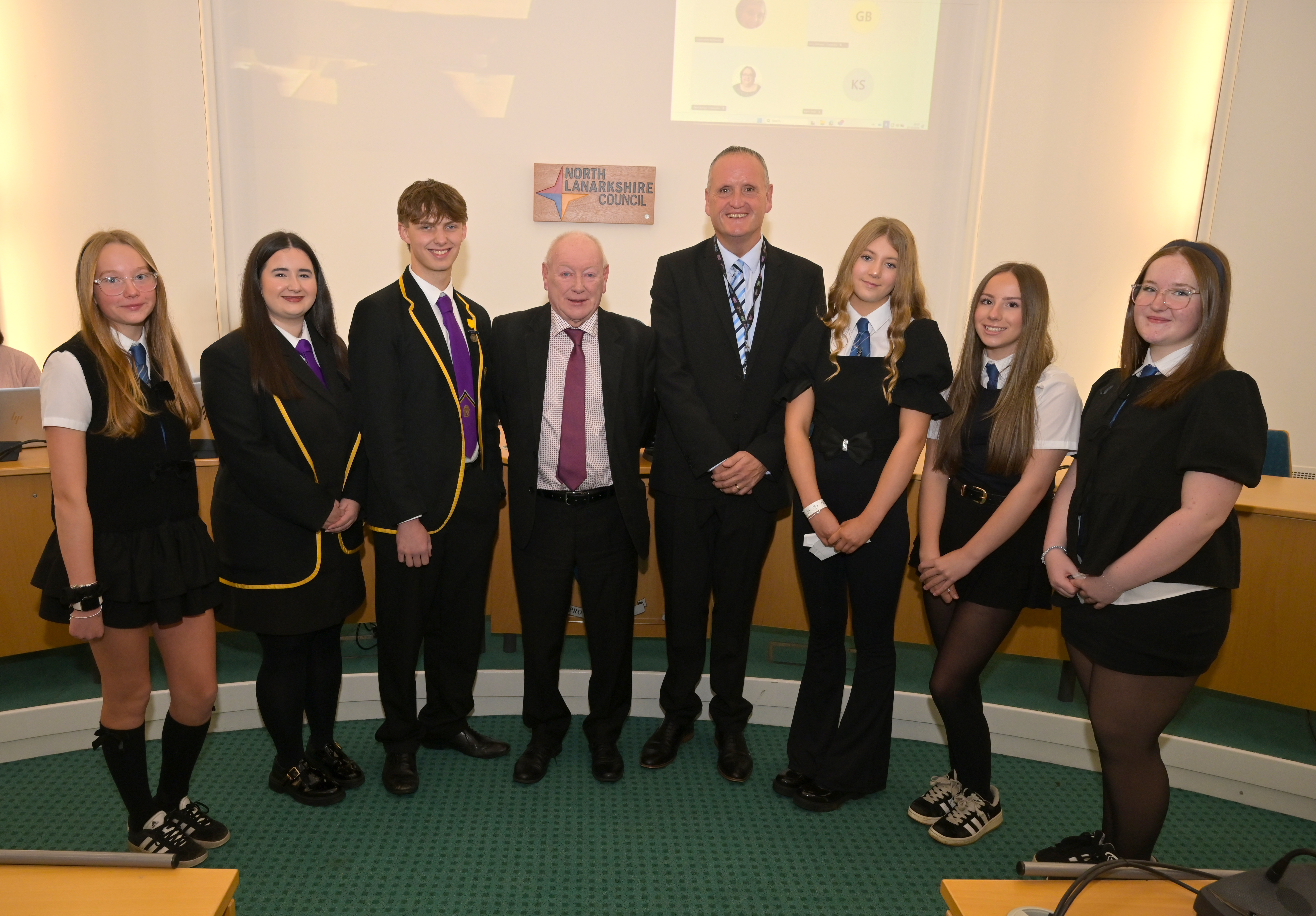 Pupils attend youth committee