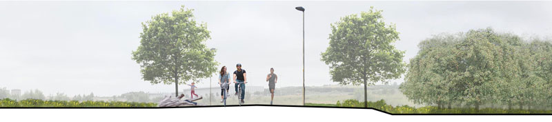 New new routes for cycling, walking and wheeling into and through Ravenscraig