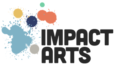 The logo for Impact Arts