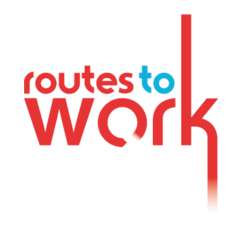 The logo for Routes to Work