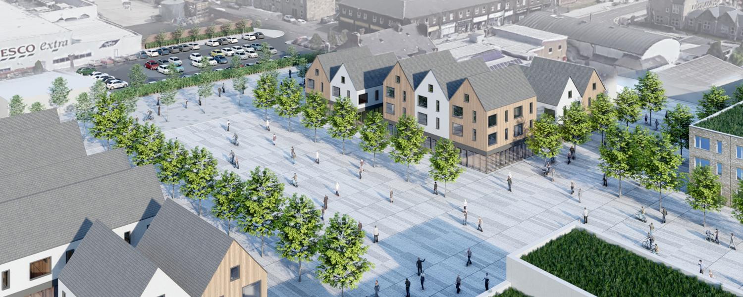 Bellshill Town Hub plans