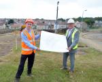 Northburn Place, Airdrie site visit