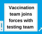 Vaccination team pop-ups