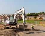 New council house building site