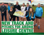 Airdrie Leisure centre track and pitches