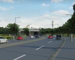 Ravenscraig new crossing of West Coast main line
