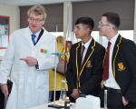 Prof MacMillan visits Bellshill Academy