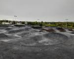 Pump track under construction Strathclyde Park