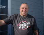 Registered to vote