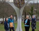 Mega Flora metal flower sculpture