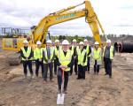 Turf cutting Coshneuk Road 