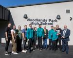 Woodlands Park HS - pupils first day