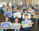 Whitelees Scotland Flags