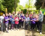 Down Syndrome Scotland garden ribbon cutting