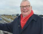 Councillor Jim Logue at M8