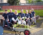 Volunteers at Bellshill Academy