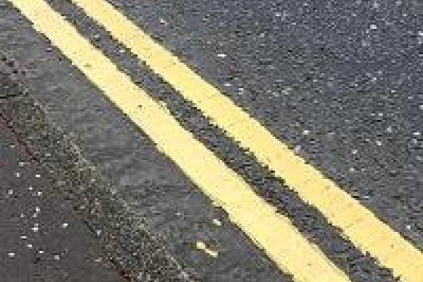 Double yellow lines