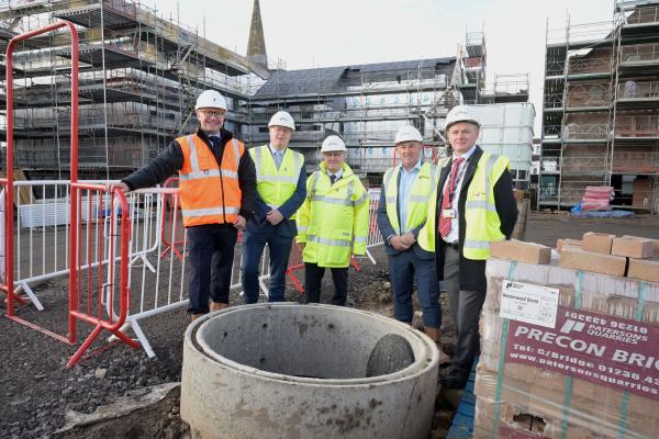 Housing minister visits Motherwell new build site