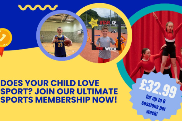 Does your child love sports? Then they'll love our new Ultimate Sports Membership! £32.99 per month. £32.99 per month.