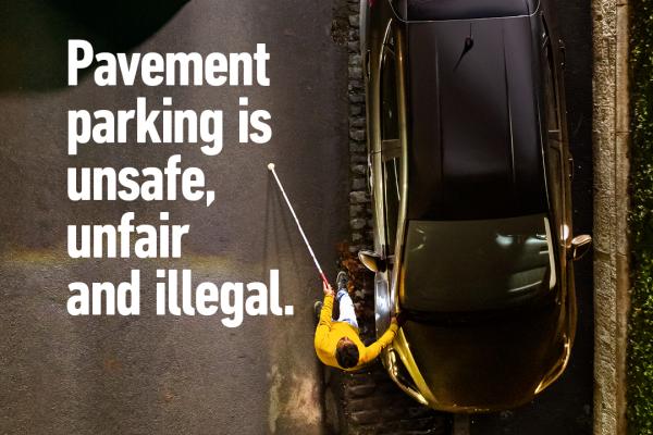 Pavement parking visual impairment