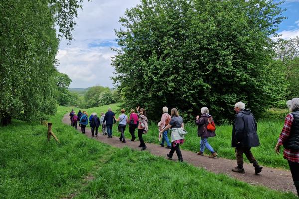 Get Walking Lanarkshire group at Baron's Haugh