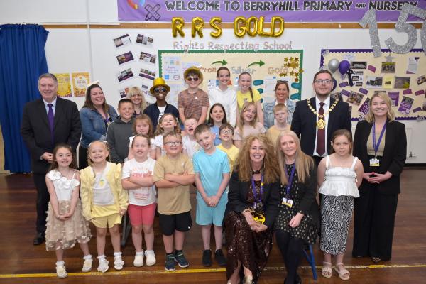Berryhill PS Gold Rights Respecting School Award