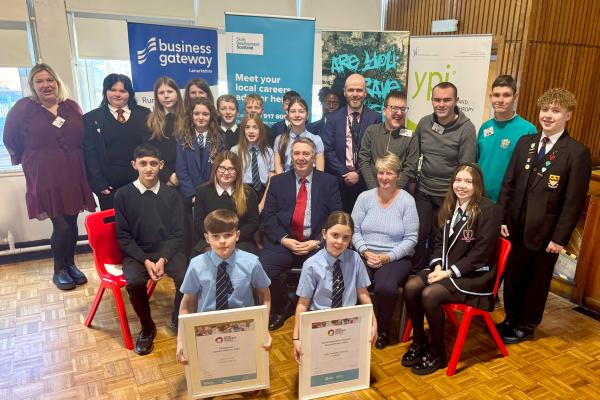 Enterprise showcase event Bellshill Academy