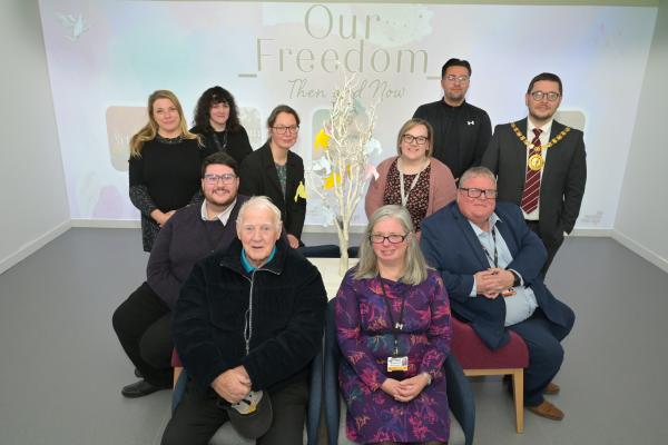 our freedoms exhibition Motherwell Library