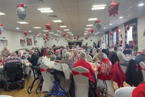 Retirement housing Christmas party