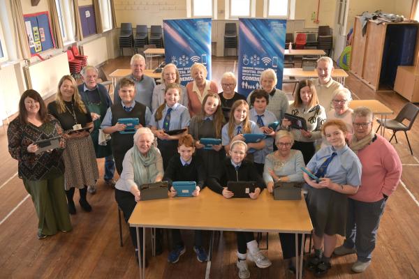 Intergeneration digital project Stepps Church Hall 1