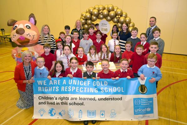 Stepps Primary School Gold RRS Award