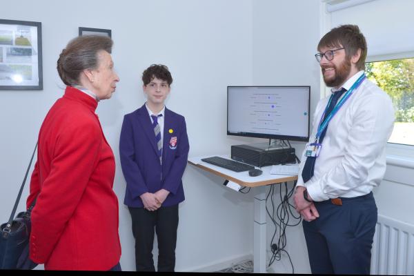 HRH Visit to Our Lady's HS