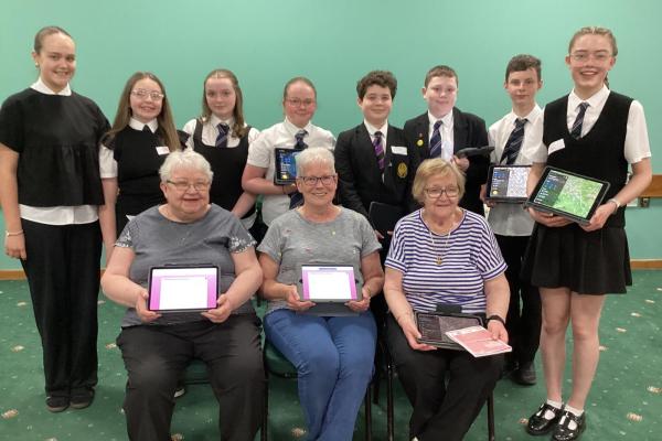 Digital intergenerational project St Aidan's High