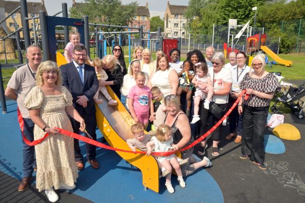 Forgewood play area opening July 25 1