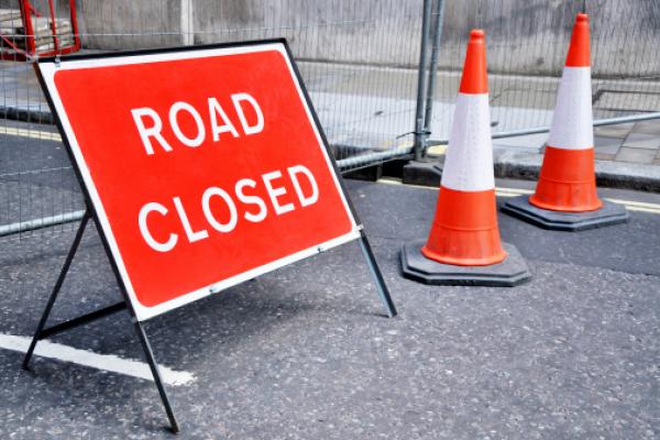 Road closed