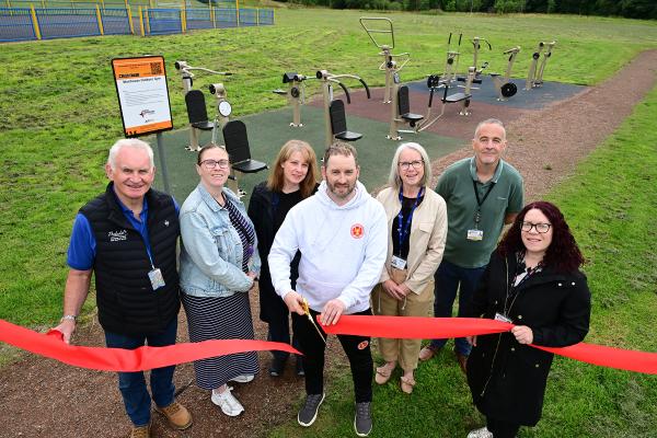 Muirhouse outdoor gym opening