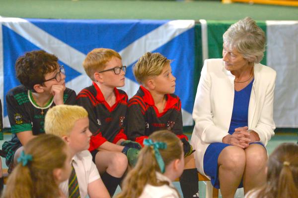 President Connolly visit to St Patricks PS