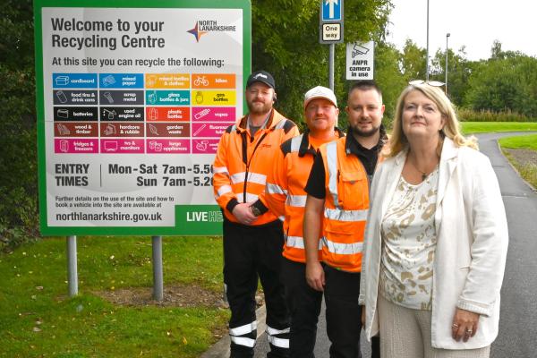 Netherton HWRC investment with Convener