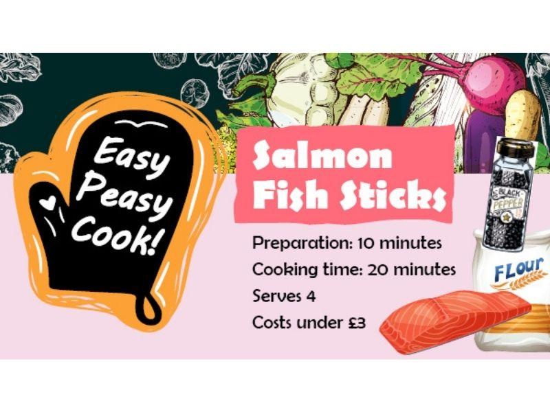 Easy Peasy Cook salmon fish sticks