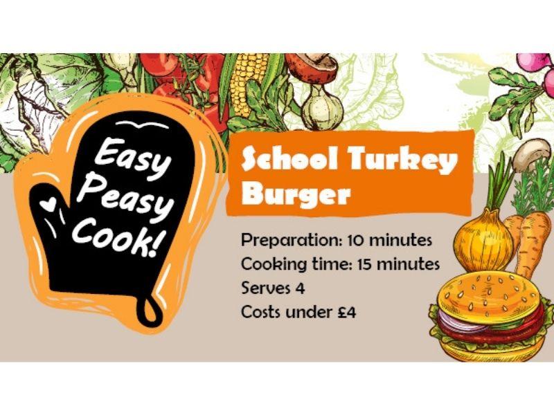 Easy Peasy Cook turkey burger