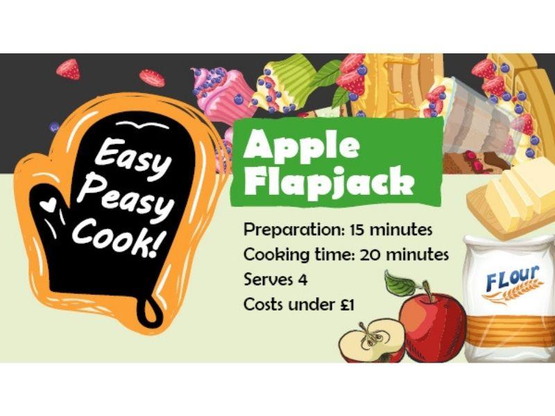 Easy Peasy Cook apple flapjack