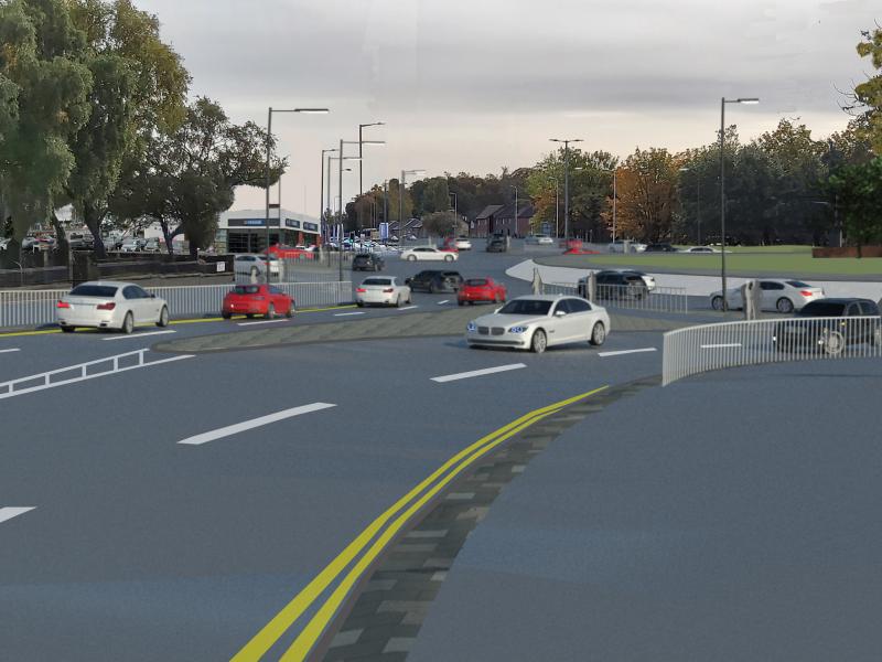 Ravenscraig - City Deal new roundabout
