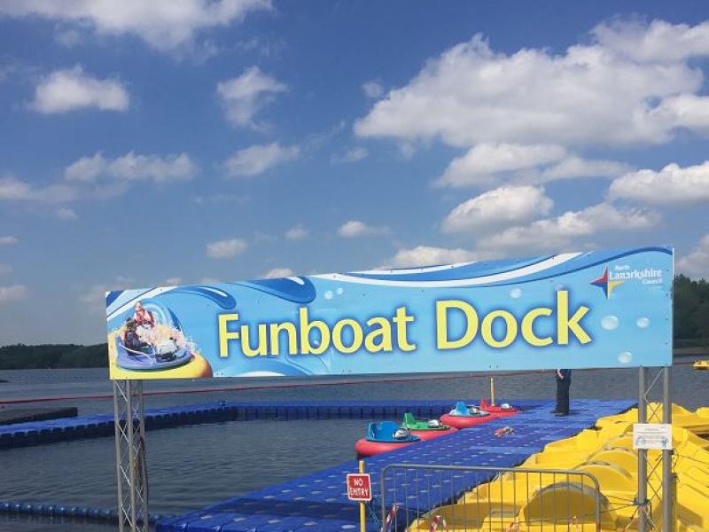 Funboat Doch at Strathclyde Park