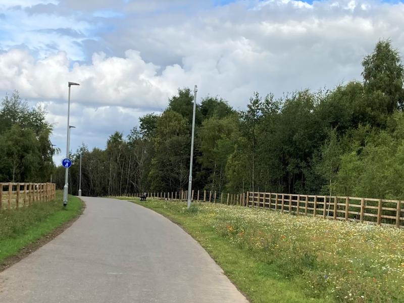 Cycle/footpath at Ravenscraig