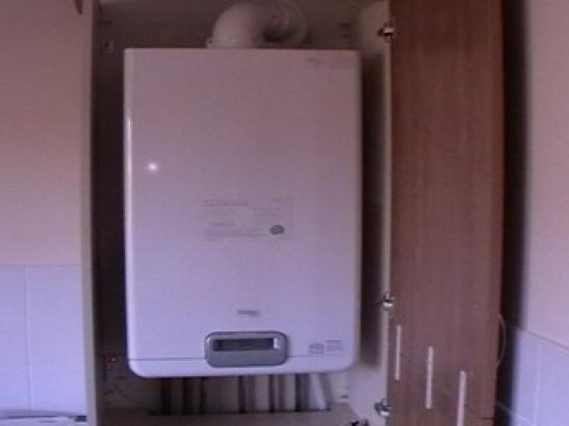 Picture of gas boiler