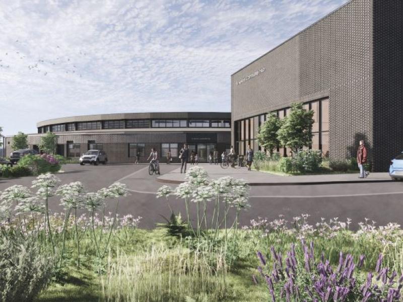 St Kevins Community Hub front entrance image revised