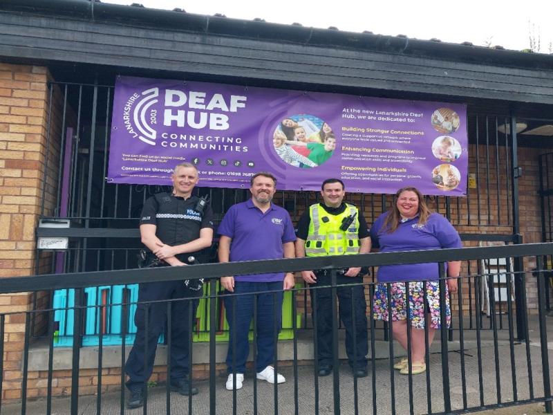 Motherwell Community Safety - Deaf Hub & Police 